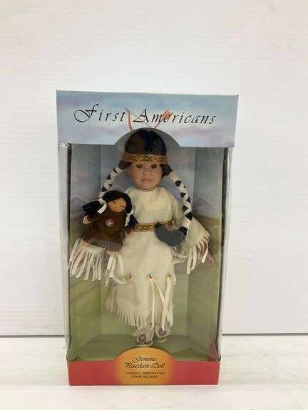 First Americans Porcelain Doll in Box image