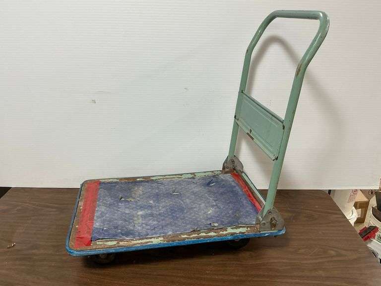 Vintage Industrial Platform Cart Dolly image