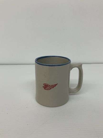 Red Wing Stoneware Pottery Mug with Wing Logo image