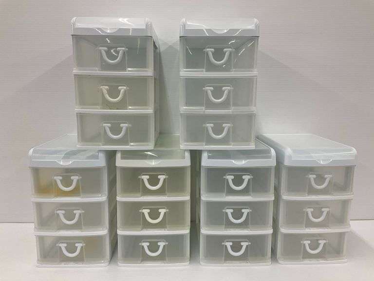 Six Desktop Storage Drawers image