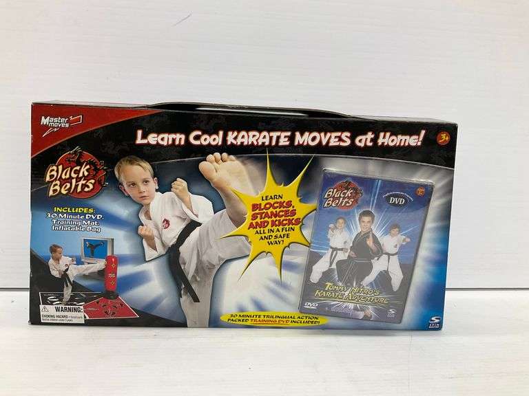 Black Belts: Learn Cool Karate Moves at Home Set in Original Box image