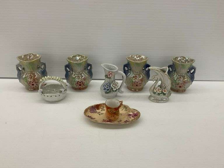 Porcelain Floral Vases and More image