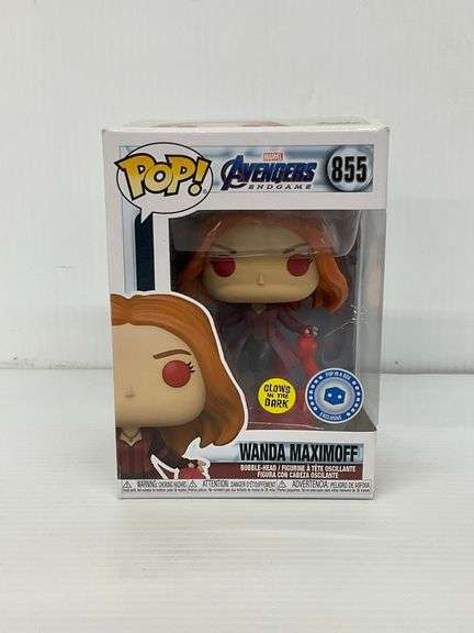 Marvel Avengers Endgame Funko Pop! Wanda Maximoff #855 Glows in the Dark image
