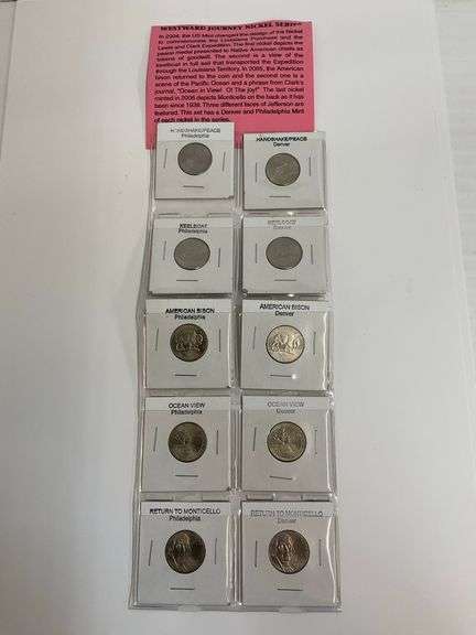 Westward Journey Nickel Series - Complete Denver and Philadelphia Mint Set image