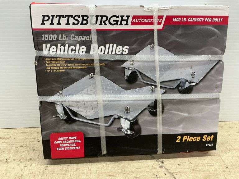 New Pittsburgh Automotive 1500 lb. Capacity Vehicle Dollies - 2 Piece Set image