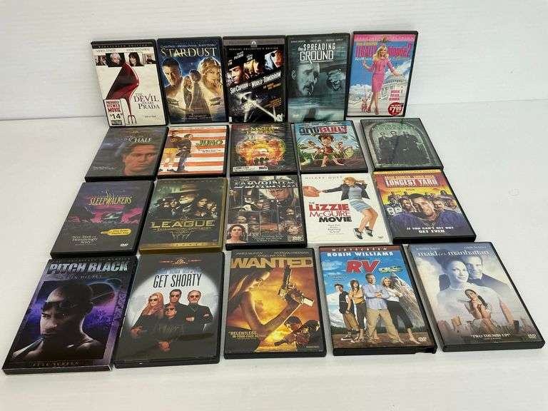Twenty DVDs - Various Titles and Genres image