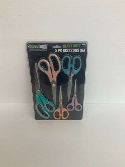 New Grip Heavy Duty 5 Piece Scissors Set image
