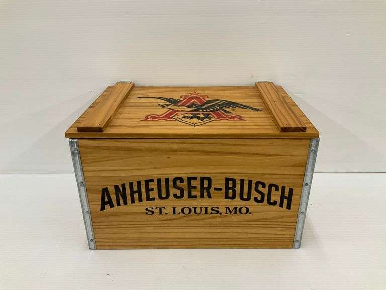 Anheuser-Busch St. Louis Wooden Storage Box image