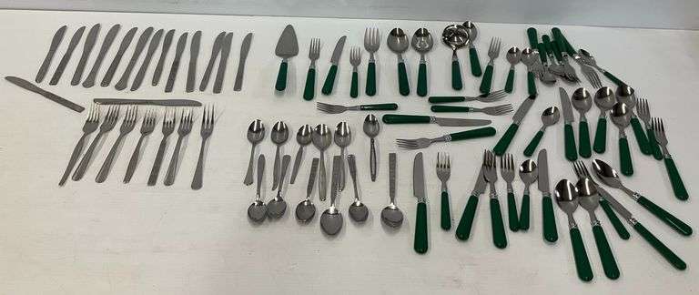 Assortment of Stainless Flatware image