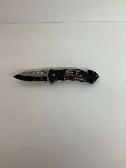 Folding Pocket Knife with Decorative Handle image