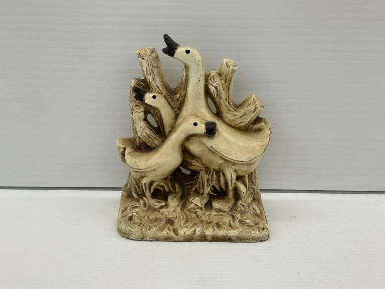 Cast Iron Gaggle of Geese Doorstop image