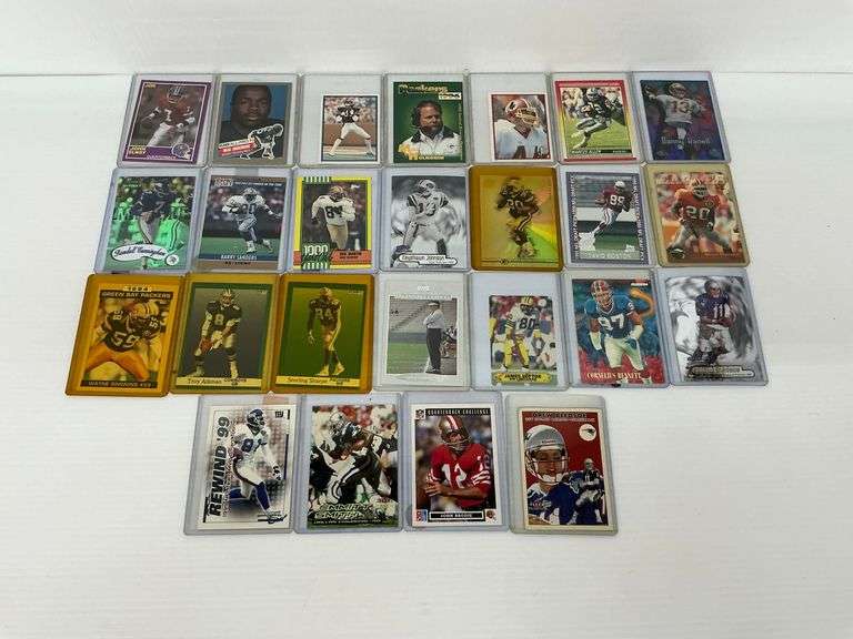 Collection of 25 NFL Football Trading Cards image