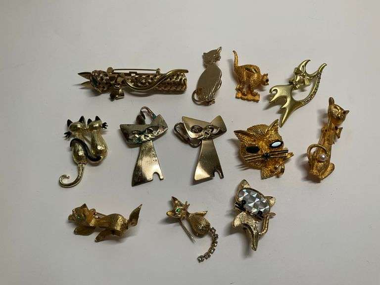 Various Cat Themed Jewelry image