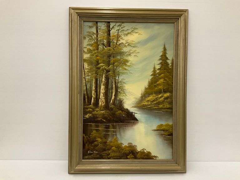 Framed Oil Painting by Don Han image