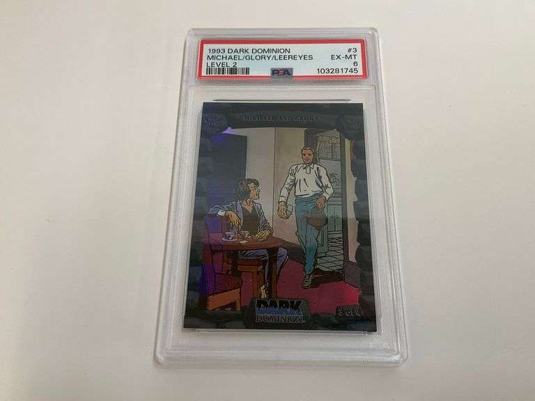1993 Dark Dominion Trading Card #3 Michael/Glory - PSA Graded image