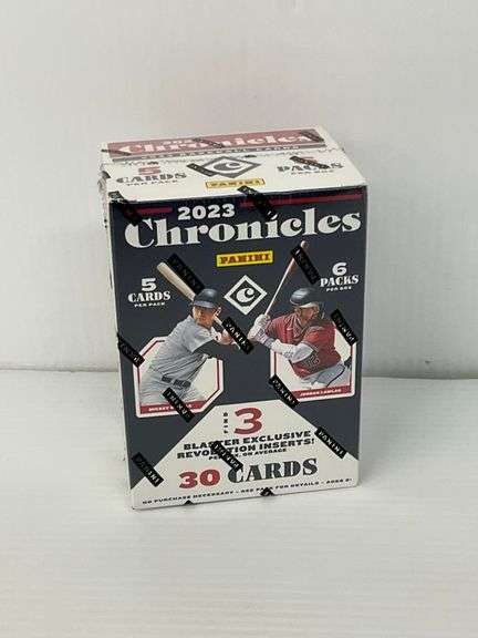 Panini Chronicles 2023 Baseball Cards Blaster Box image