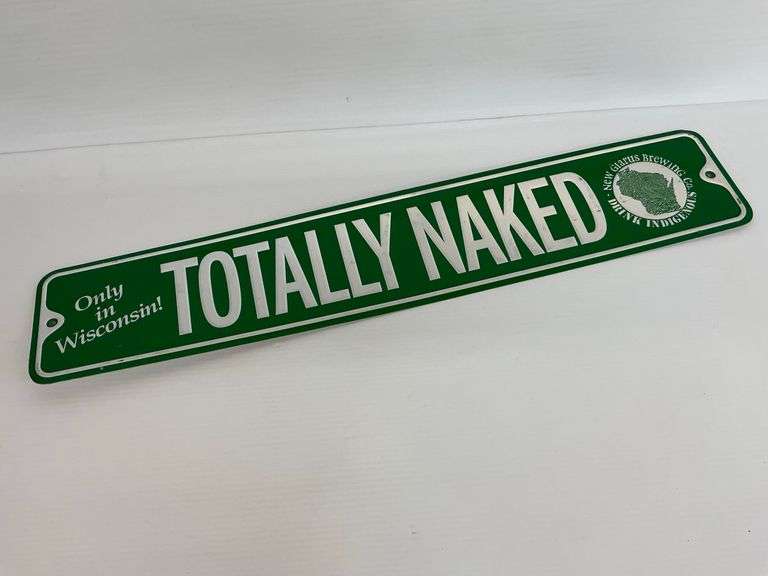 New Glarus Brewing Co. Totally Naked Beer Sign image