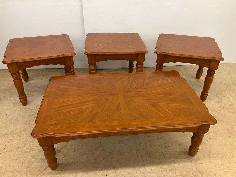 Wood Coffee and End Table Set image