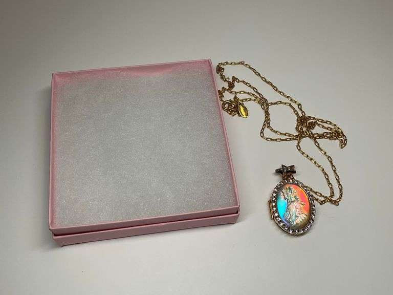 Kirk's Folly Fairy Godmother Locket Pendant Necklace image