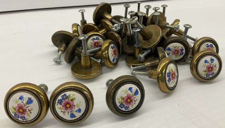 Forty Floral Cabinet Knobs image