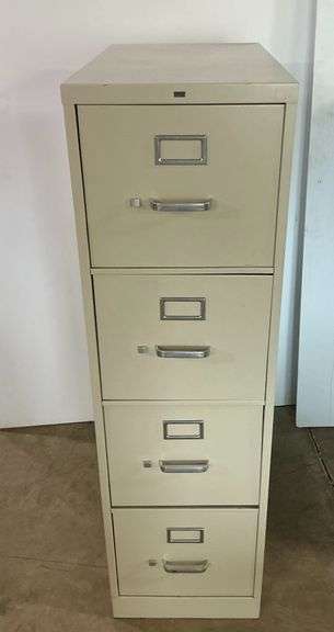 Hon Four-Drawer Steel Filing Cabinet image