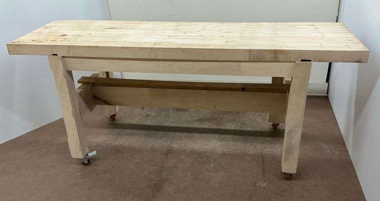 Work Table with Wheels image