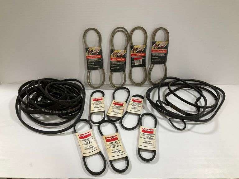 Assorted Belts: Dayton, Goodyear, Gates, Lawn & Garden Belts image