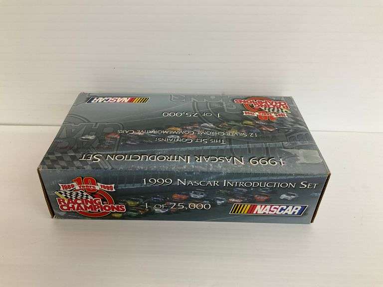 New in Box Racing Champions 1999 NASCAR Introduction Set of 12 Diecast Cars Plus Bonus Items image