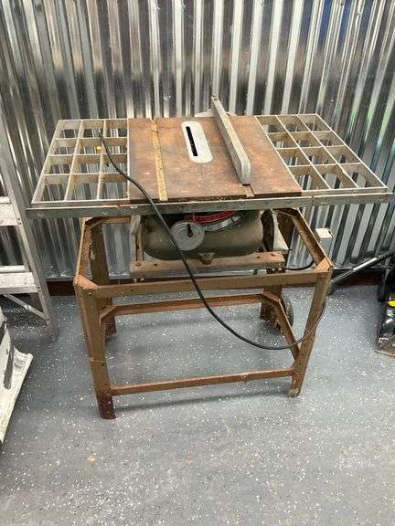 Shopmaster Table Saw with Metal Stand image