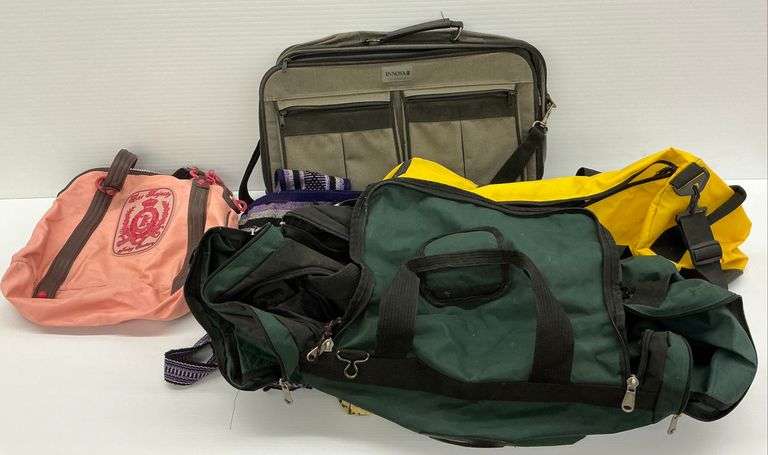 Seven Different Bags/Cases Including Juicy Couture, Cal Pak, GAP, Pinzon & Innova image