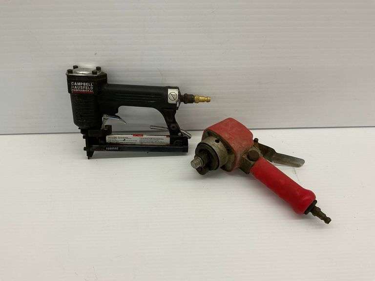 Pneumatic Campbell Hausfeld Stapler and AmPro Industrial Tools Sander image