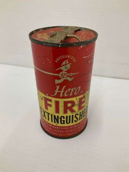 Vintage Doughty-Wulk Laboratories Hero Fire Extinguisher image