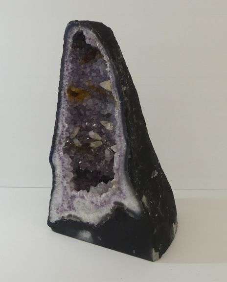 Large Amethyst Geode with Calcite..16 in. tall image