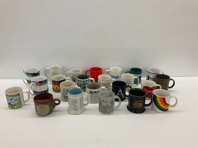 Assorted Collection of Decorative Coffee Mugs - Souvenir and Novelty Styles image