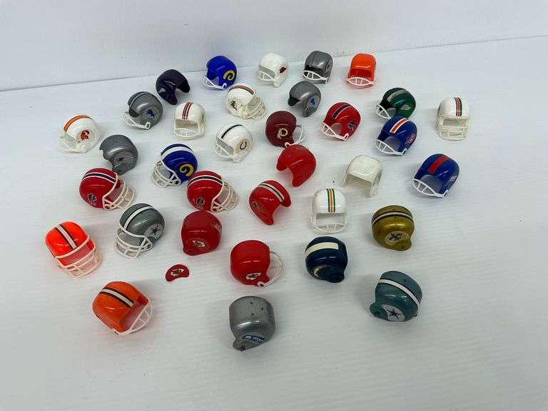 Collection of NFL Mini Football Helmets image