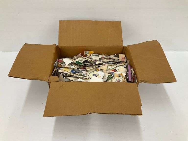 Large Box of Assorted Stamps - Used image