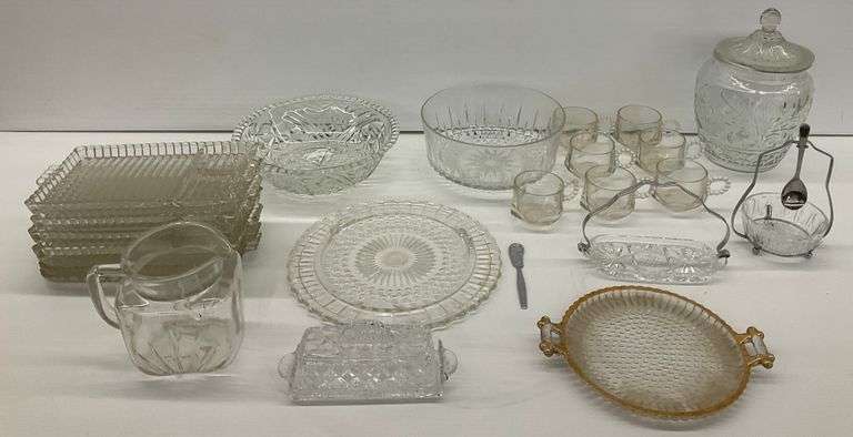Vintage Glass Serving Dishes image