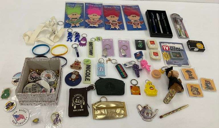 Pins, Keychains, and Novelty Items image