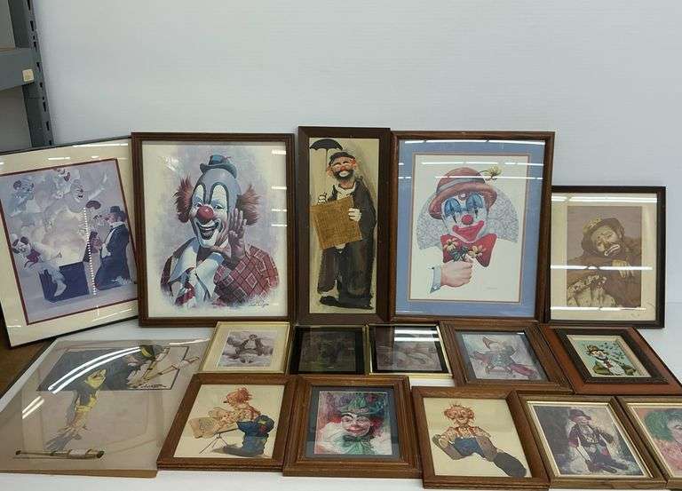 Collection of Clown Themed Prints and Pictures image
