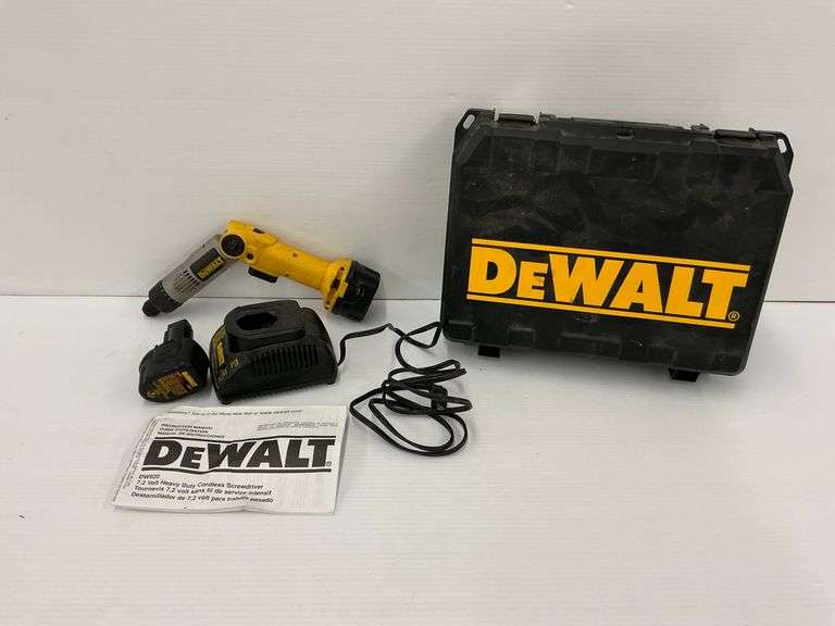 DeWalt DW320 7.2V Cordless Screwdriver Kit with Case... works image