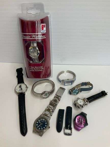 Various Watches Including Felix the Cat image