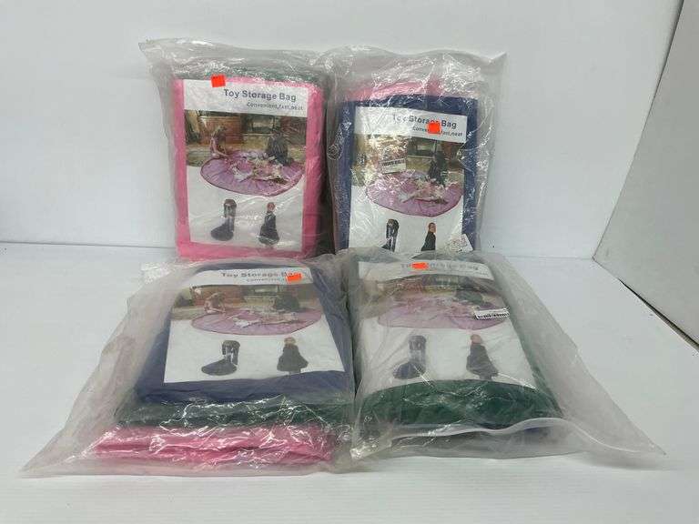 Four Packs of New Toy Storage Bags - Three per Pack image