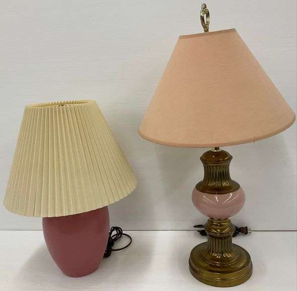 Two Table Lamps with Shades... both work image