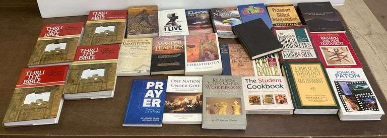Books on Christianity, Cookbooks, and Other Books image