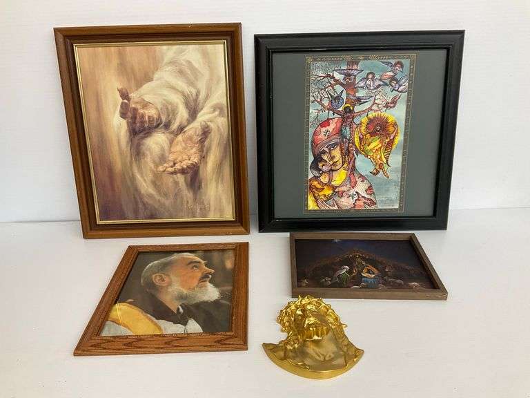 Christian Themed Art: Framed Prints, Wall Hanging, and Sculpture image