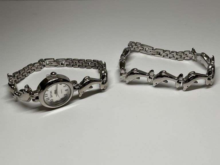 Sketches Dolphin Bracelet and Matching Watch image