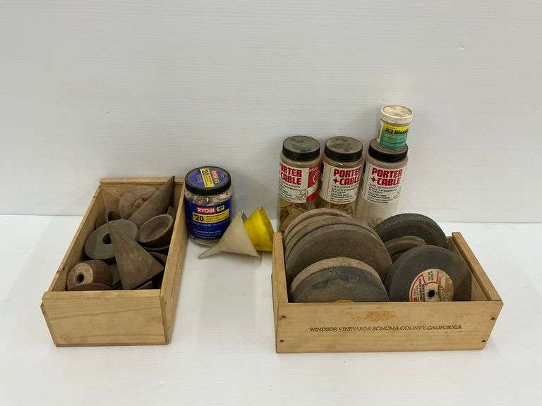 Craftsman Grinding Wheels and Porter Cable Plate Joining Biscuits image