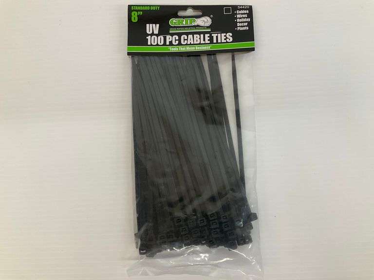 New Grip 8 in. UV 100 PC Cable Ties image