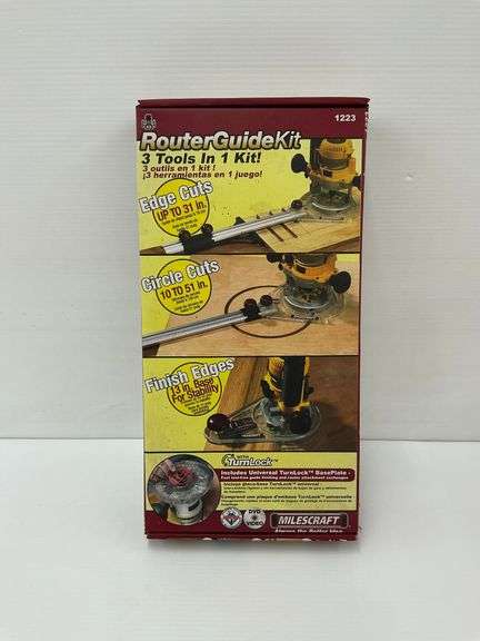 Milescraft RouterGuideKit - 3 Tools In 1 Kit! image