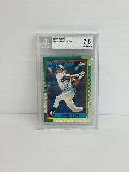 Sammy Sosa 1990 Topps Rookie Card image